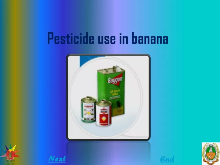 pesticide use in banana