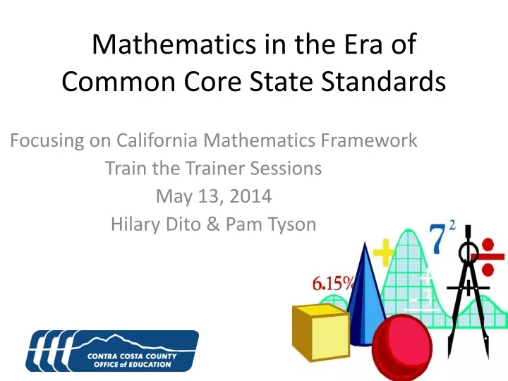 mathematics in the era of common core state standards