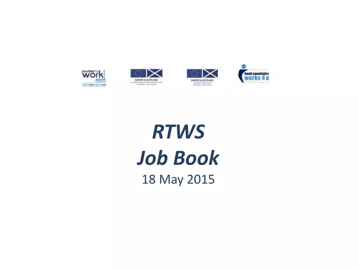 rtws job book 18 may 2015