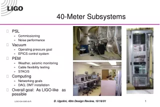 40-Meter Subsystems