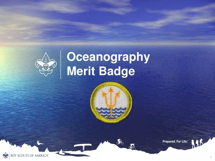 PPT Oceanography Merit Badge PowerPoint Presentation free download