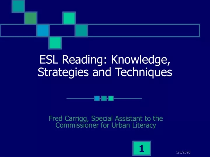 esl reading knowledge strategies and techniques