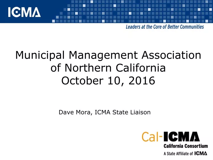 municipal management association of northern california october 10 2016