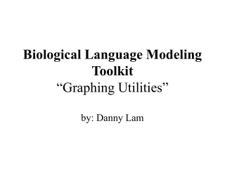 Biological Language Modeling Toolkit “Graphing Utilities”