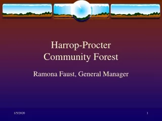 Harrop-Procter  Community Forest