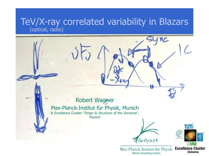 tev x ray correlated variability in blazars