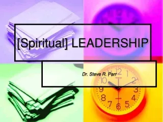 [Spiritual] LEADERSHIP