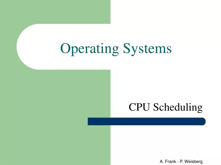 operating systems