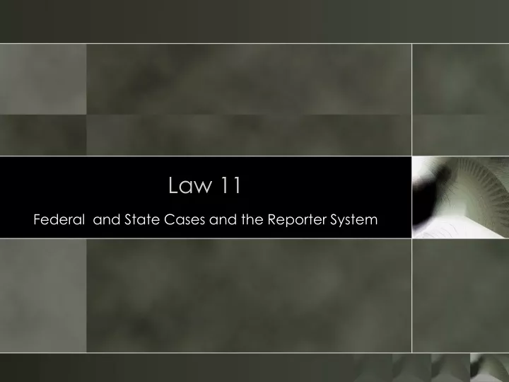 law 11