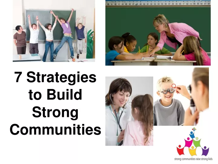 7 strategies to build strong communities