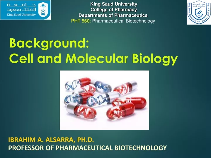 background cell and molecular biology