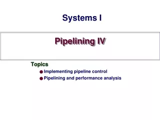 Pipelining IV