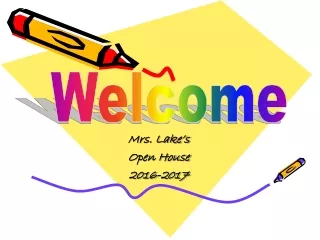 Mrs. Lake’s Open House 2016-2017