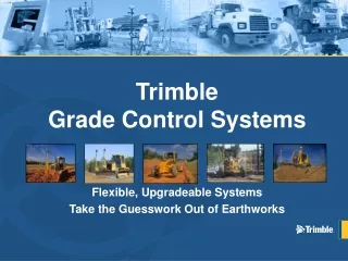 Trimble Grade Control Systems