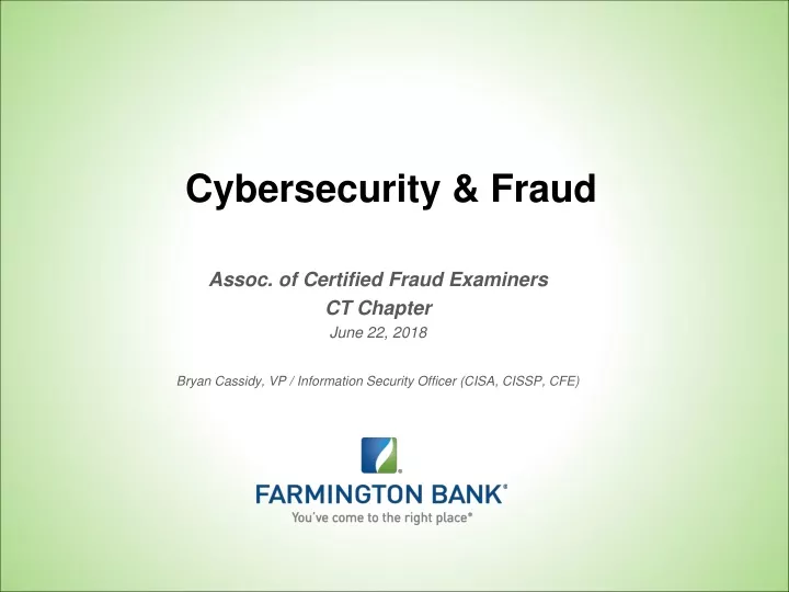 cybersecurity fraud