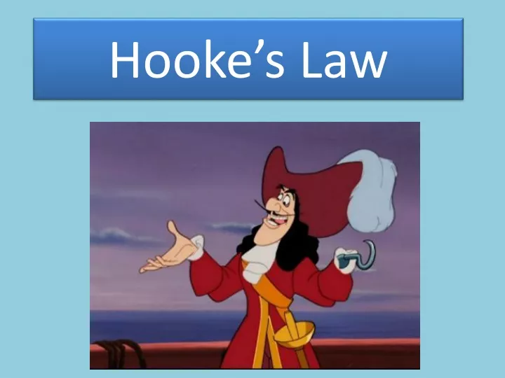 hooke s law