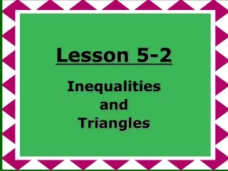 Lesson 5-2