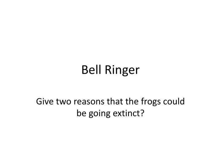 bell ringer