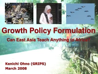 Growth Policy Formulation Can East Asia Teach Anything to Africa?