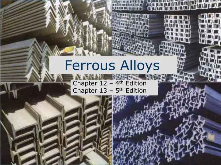 ferrous alloys