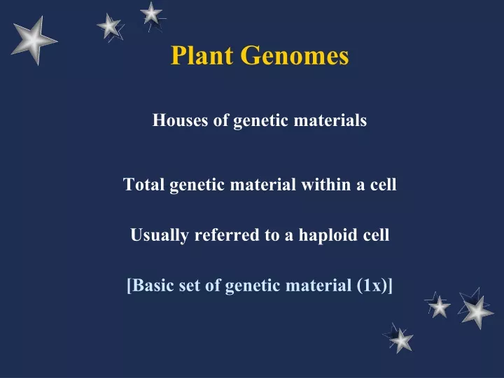 plant genomes