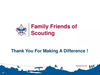 Family Friends of Scouting