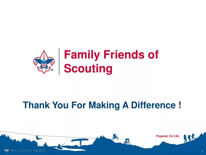 family friends of scouting