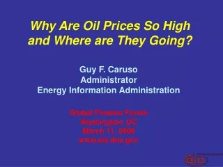 Why Are Oil Prices So High and Where are They Going?