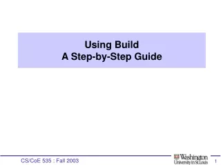 Using Build A Step-by-Step Guide