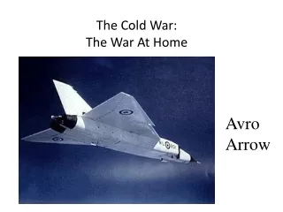 The Cold War:  The War At Home