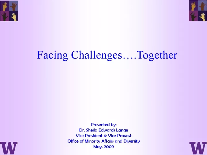 facing challenges together
