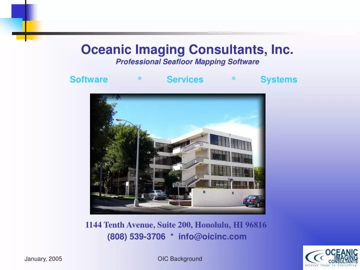 oceanic imaging consultants inc professional
