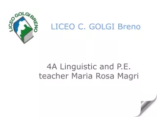 LICEO C. GOLGI Breno
