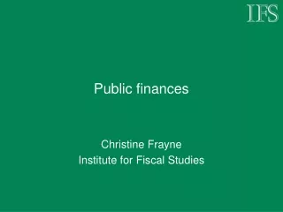 Public finances