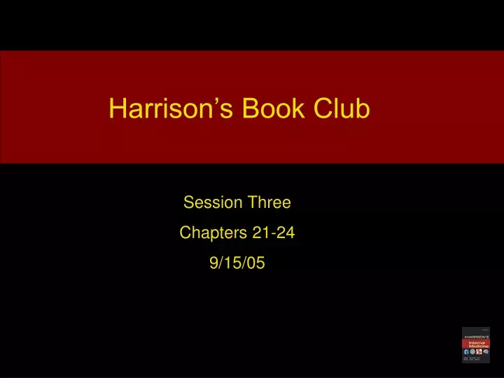 harrison s book club