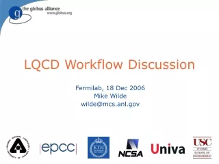 LQCD Workflow Discussion