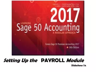 Setting Up the    PAYROLL  Module