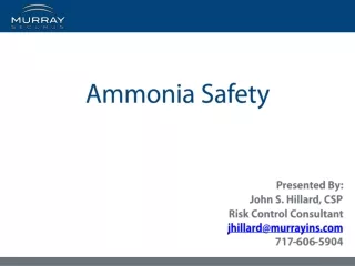 Ammonia Safety