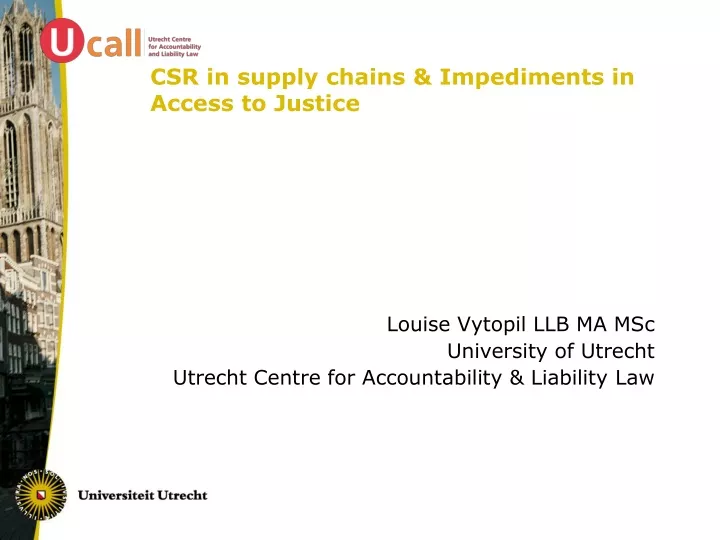 csr in supply chains impediments in access to justice