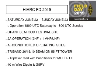 HIARC FD 2019