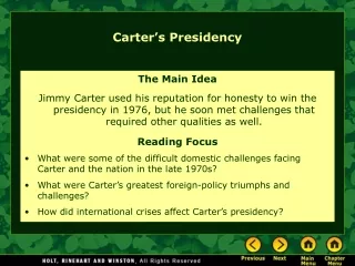 Carter’s Presidency
