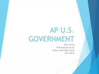 AP U.S. GOVERNMENT