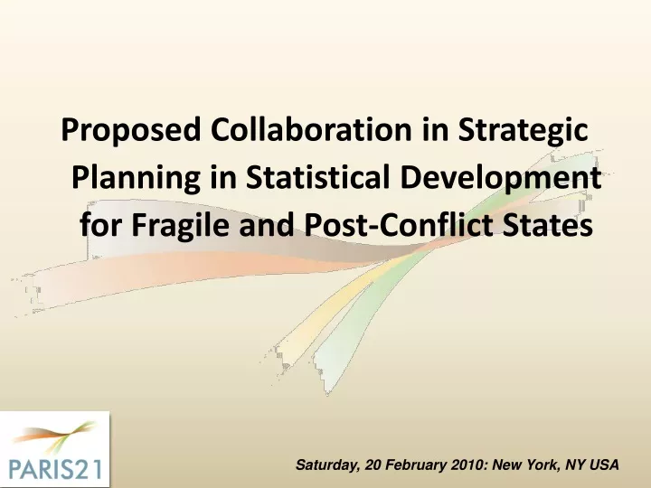 proposed collaboration in strategic planning