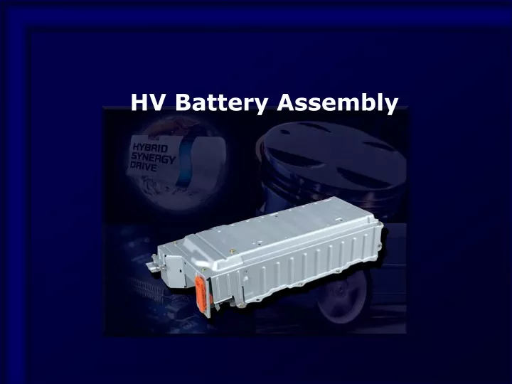 hv battery assembly