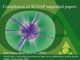 Compilation of SCOAP supported papers