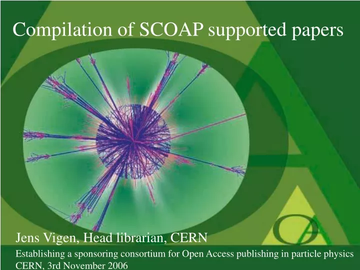 compilation of scoap supported papers