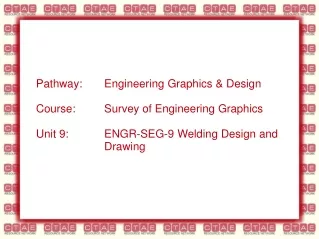 Elements of Working Drawings Welding Design and Drawing