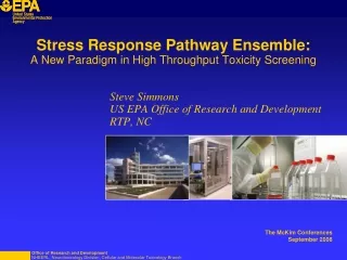 Stress Response Pathway Ensemble:  A New Paradigm in High Throughput Toxicity Screening