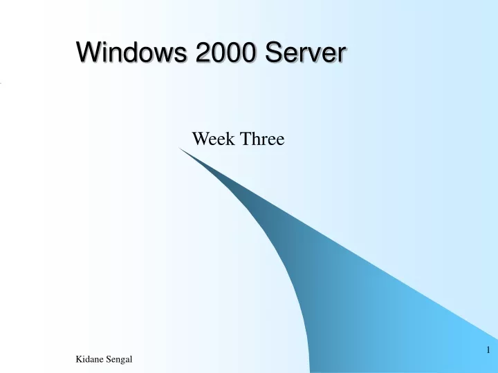 windows 2000 server