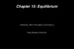 Chemical Equilibrium Dynamics - slide 1